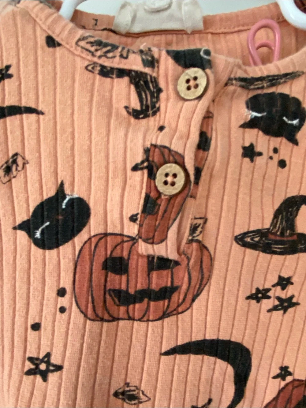 Jessica Simpson Baby “Halloween Pumpkin 2pc Set” Size 12mo Orange/Blk NWOT